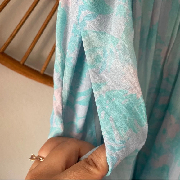 LoveShackFancy Ayala dress in aqua sea Size Small 2 - Picture 6 of 11